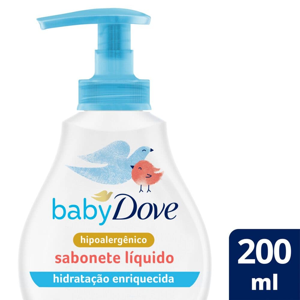 Baby Dove Sabonete Líquido Hidratação Enriquecida · 200 ml