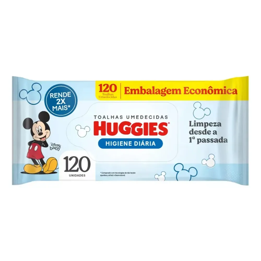 Huggies Higiene Diária · 120 unidades