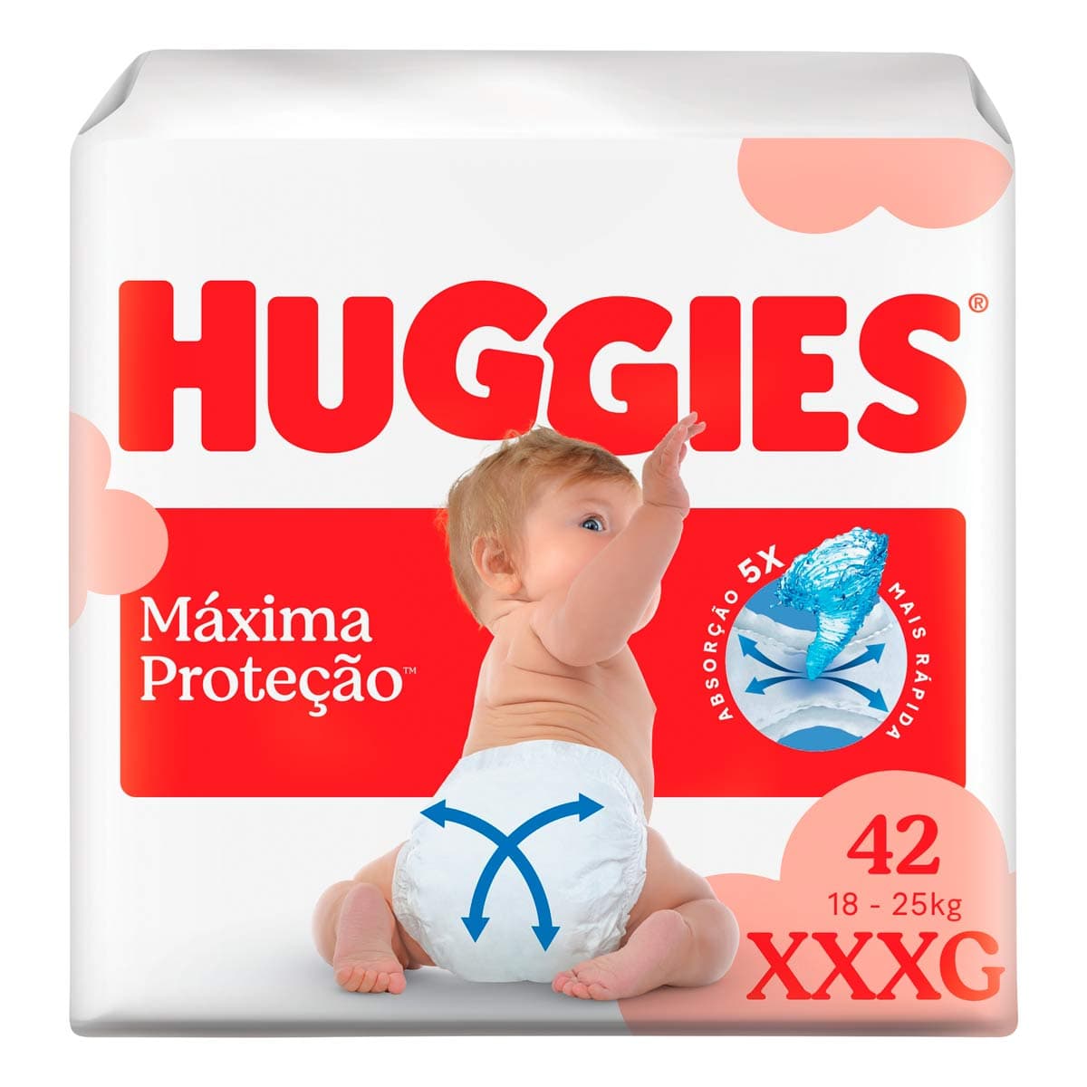 Huggies Máxima Proteção XXXG · 42 unidades