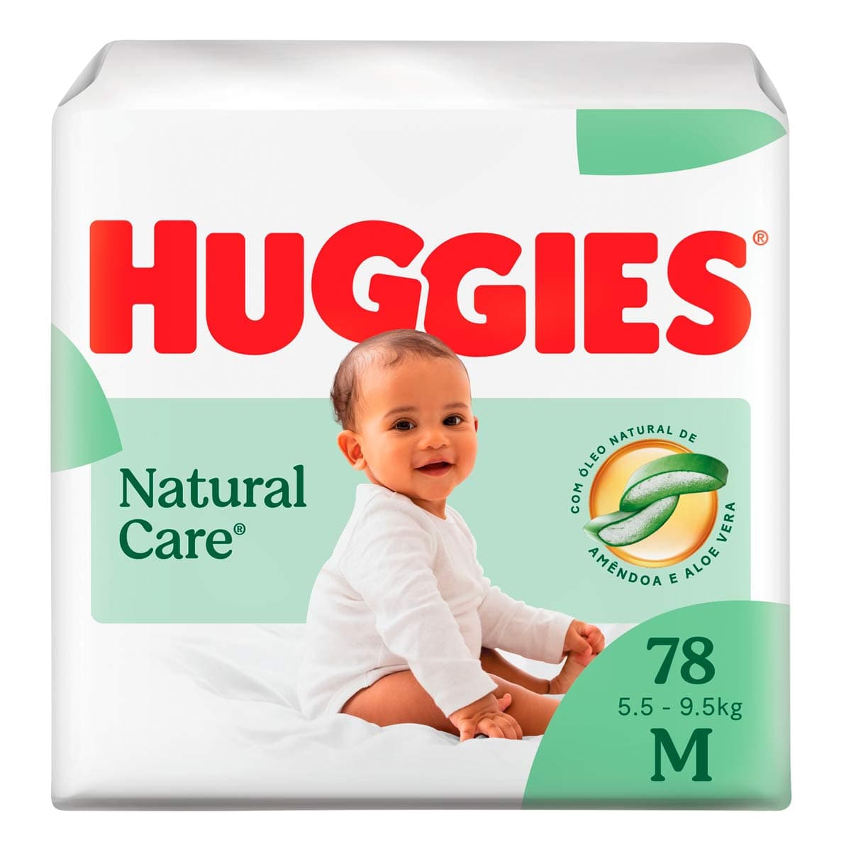 Huggies Premium Natural Care M · 78 unidades