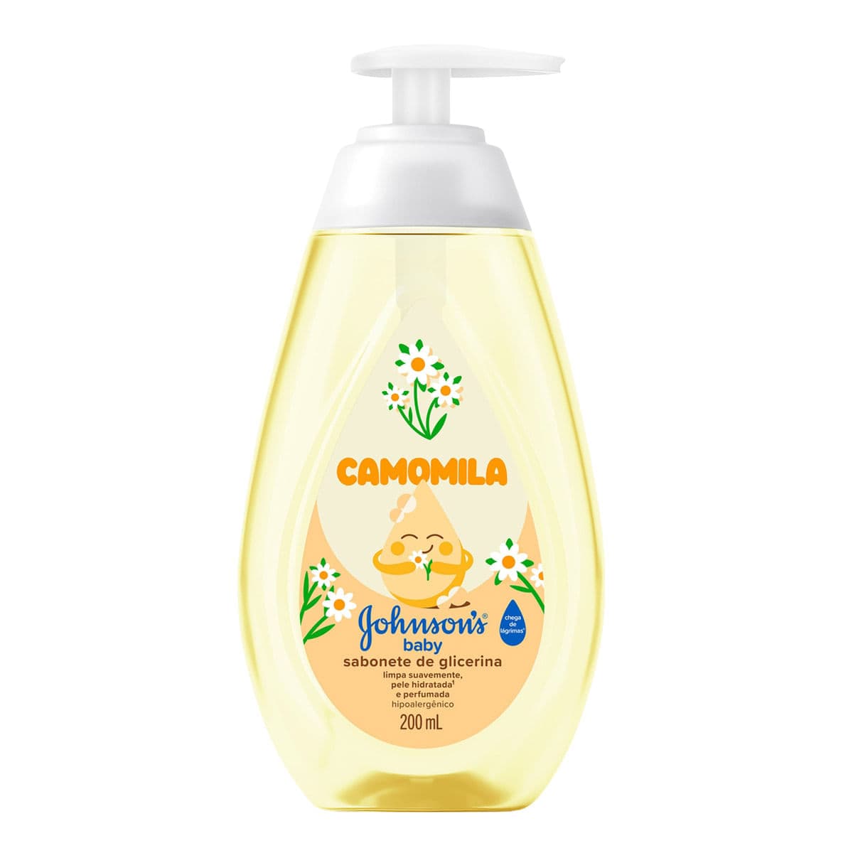 Johnson's Baby Sabonete Líquido Glicerina Camomila · 200 ml