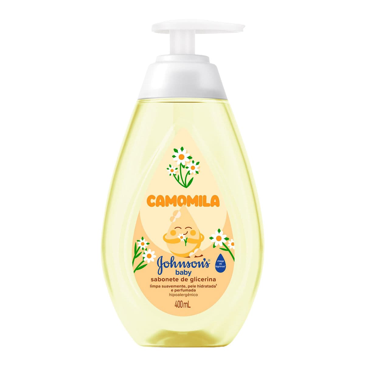 Johnson's Baby Sabonete Líquido Glicerina Camomila · 400 ml