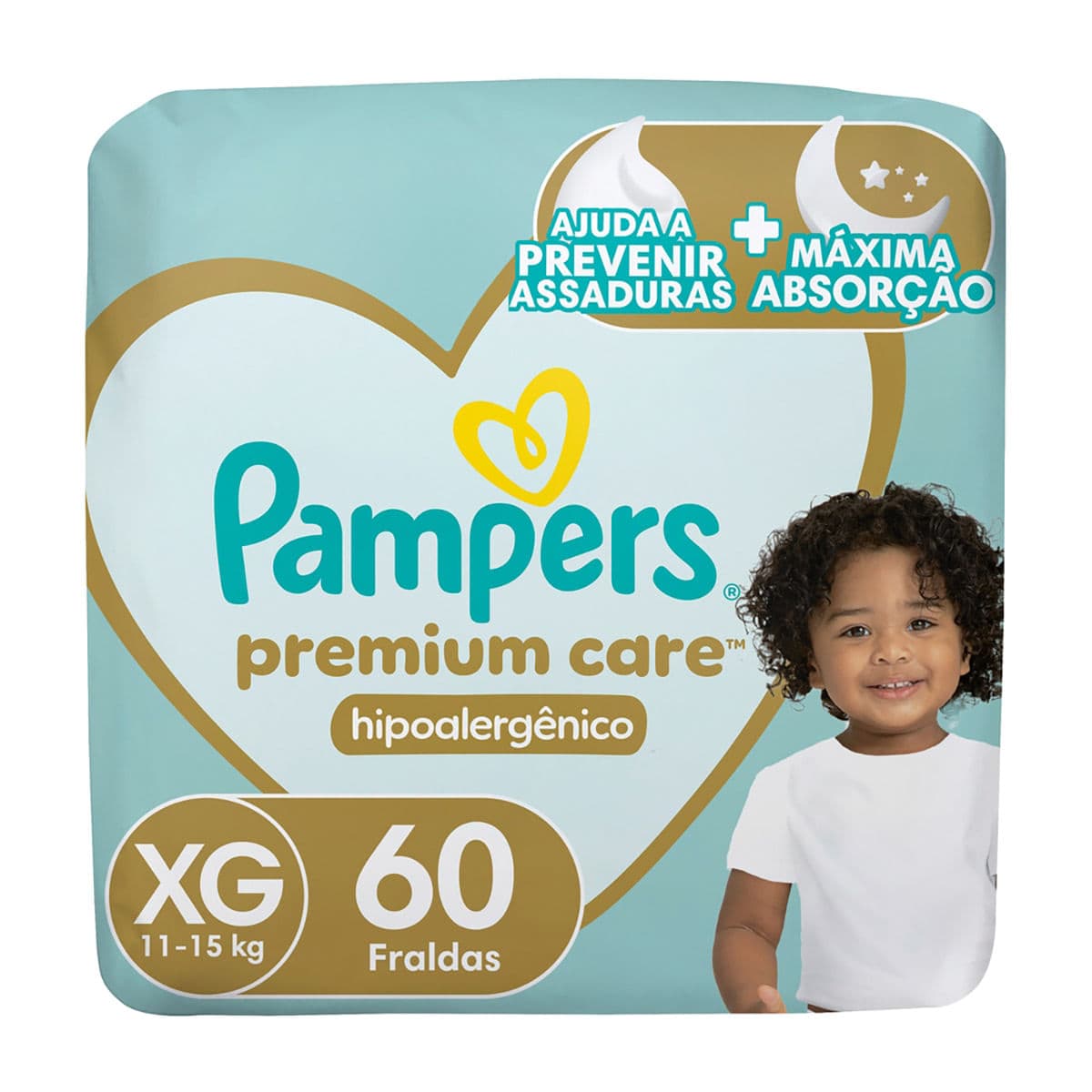 Pampers Premium Care XG · 60 unidades